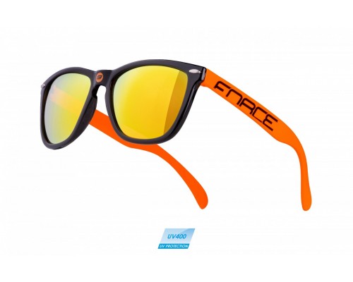 Brýle FORCE FREE černo-oranžové, oranž. laser skla