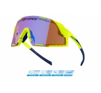 Brýle FORCE GRIP fluo, modr.-or.. kontrast. skla