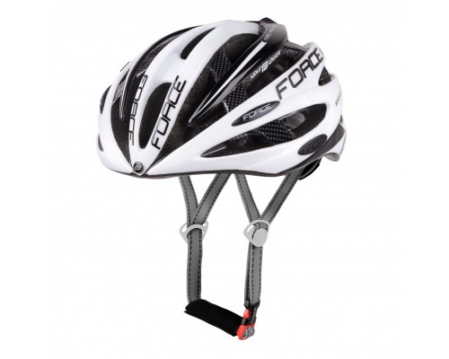 Přilba FORCE ROAD PRO, bílo-černá XS