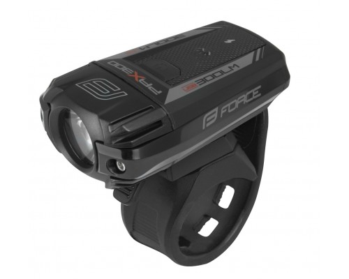 Světlo přední FORCE PAX-300 1dioda XP-G2, černé