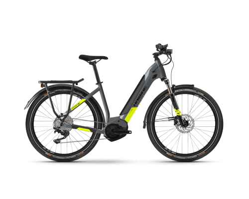 HAIBIKE TREKKING 6 - LOW cool grey/neon yellow 2021