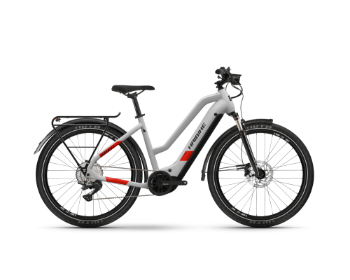 HAIBIKE TREKKING 7 - MID cool grey/ red matt 2022 