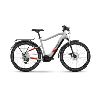 HAIBIKE TREKKING 7 - HIGH cool grey/ red matt 2022