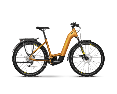 HAIBIKE TREKKING 8 - LOW metal lava/yellow - gloss 2022