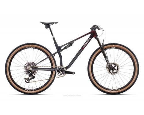 SUPERIOR XF 9.6 TEAM/ GLOSS CARBON/ RED CARBON 205