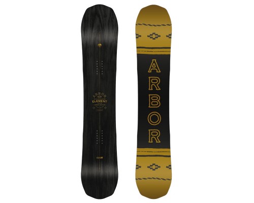 Snowboard ARBOR ELEMENT BLACK CAMBER 18/19