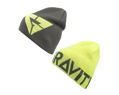 Čepice GRAVITY LOGO REVERSIBLE GREY/LIME 20/21