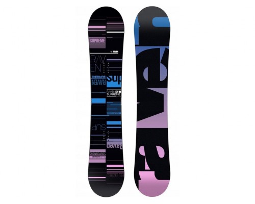 Snowboard RAVEN SUPREME BLACK 22/23