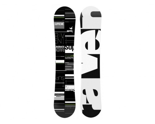 Snowboard RAVEN SUPREME BLACK/ GREEN 2025